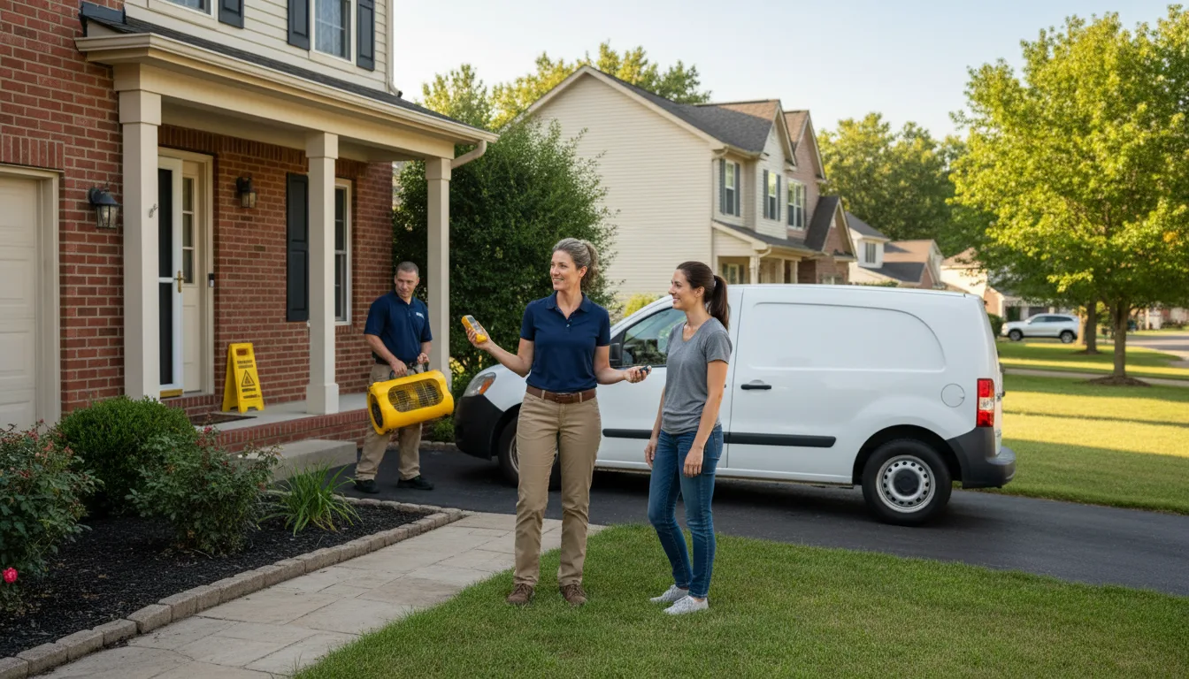 Water restoration image for Dehumidification And Cleanup Services in Granville, TN